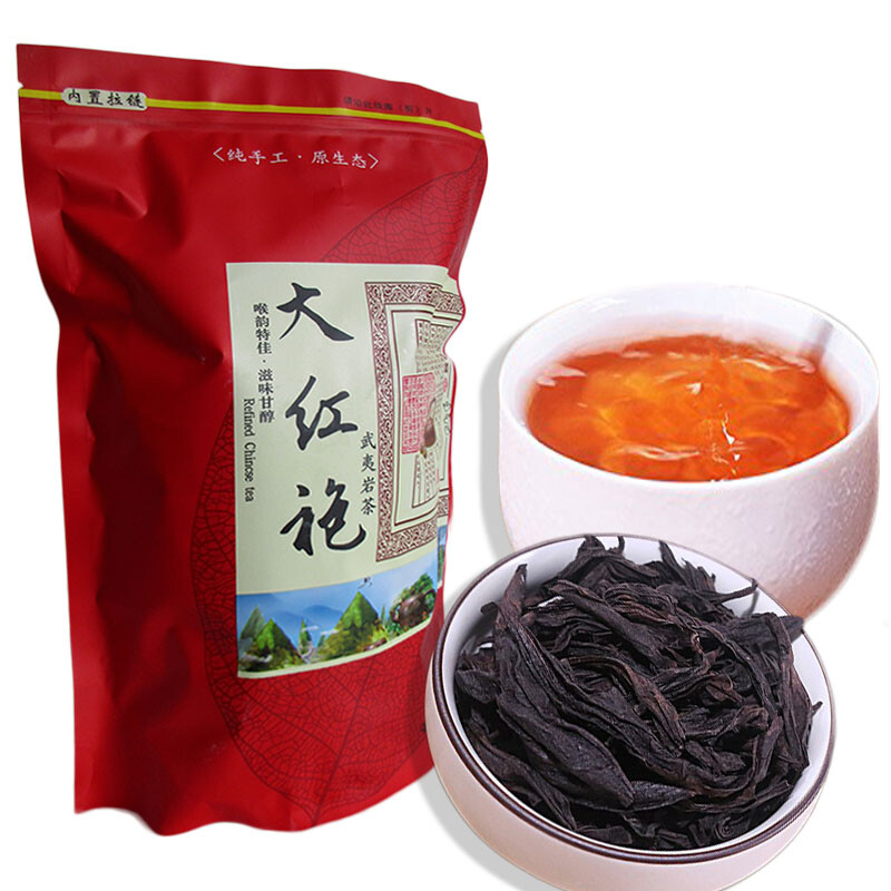 Organic Da Hong Pao Oolong Tea 250g - Big Red Robe Wuyi Cliff Tea