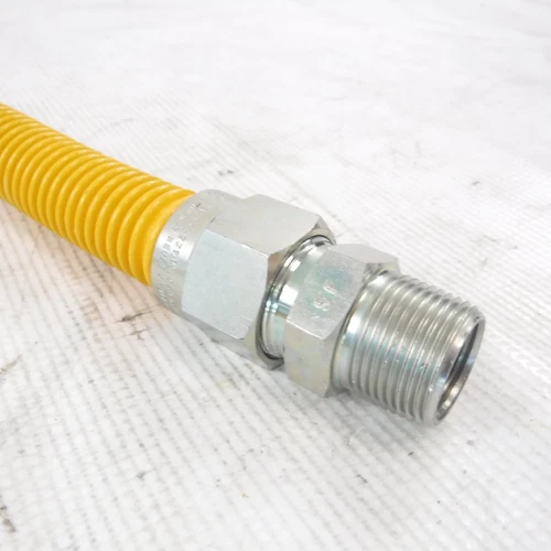 Jones Stephens 1"OD x 36"L 3/4"FNPTx 3/4"MNPT Gas Line Connector Fitting Hose - Picture 3 of 6