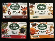 HOLIDAY Coffee Variety Flavored Keurig K-cups 40 Count Coffee Combo Cinnamon