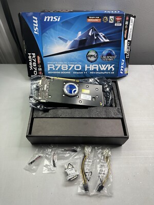 MSI AMD Radeon HD 7870 2GB GDDR5 DVI/HDMI/2xMini DisplayPort R7870