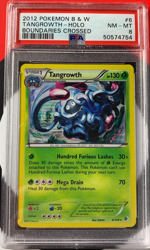 Tangrowth graded PSA 8 for sale on eBay