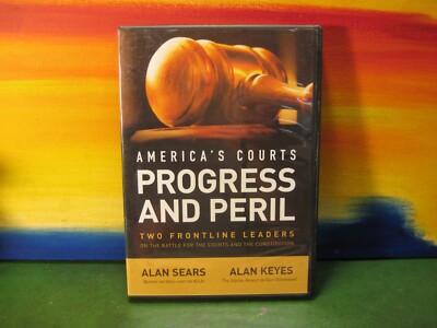 America's Courts Progress and Peril Alan Sears, Keyes Conservative Docu Film DVD