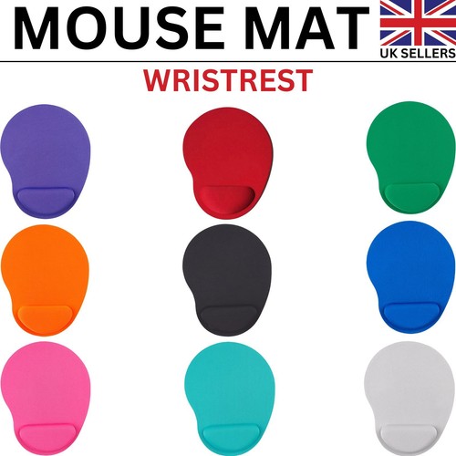 Tapis de souris mousse support poignet tapis de souris antidérapant repose-poignets souris pour ordinateur portable - Photo 4/22
