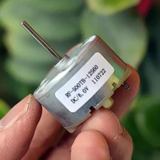 RF-500TB-12560 DC12V 5600RPM Micro Mini 32mm Round Spindle Motor 20mm Long Shaft