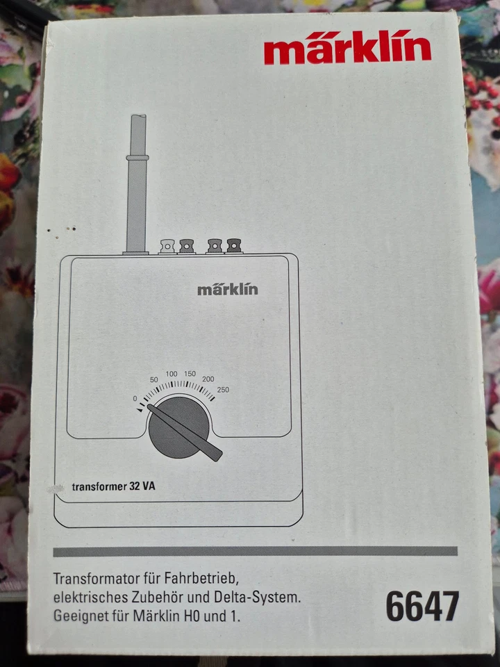 Märklin 6647 Spur H0 Transformator 230 V 32VA Delta-System Zubehör in OVP/2509 - Bild 3 von 4