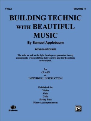 Building Technic With Beautiful Music : Viola, Paperback by Applebaum, Samuel...