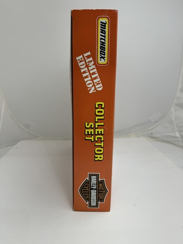 NEW Matchbox Limited Edition HARLEY DAVIDSON Collector Set Patch Truck Mini Hogs - Picture 2 of 4