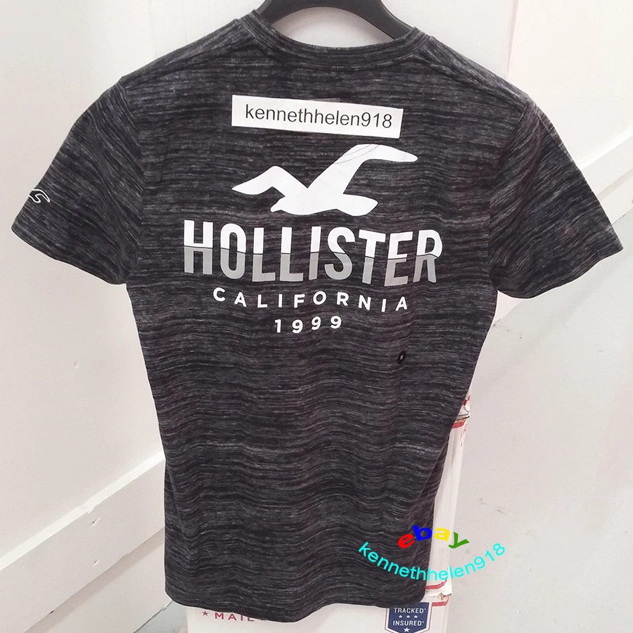 Hollister printed logo 2025 graphic tee