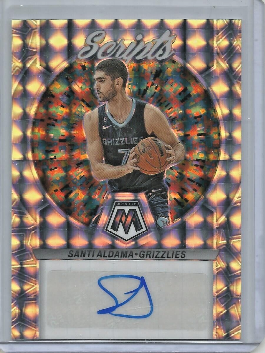 Santi Aldama 2022/23 Panini Mosaic Scripts Autograph | eBay