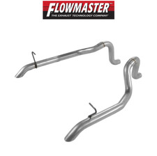 Flowmaster 2.5 Pre-bent Steel Tailpipes For 1987-1993 Ford Mustang Gt 5.0l