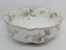 Haviland Pudding Bowl - Rosas blancas/rosa madreselva Schleiger 900-1