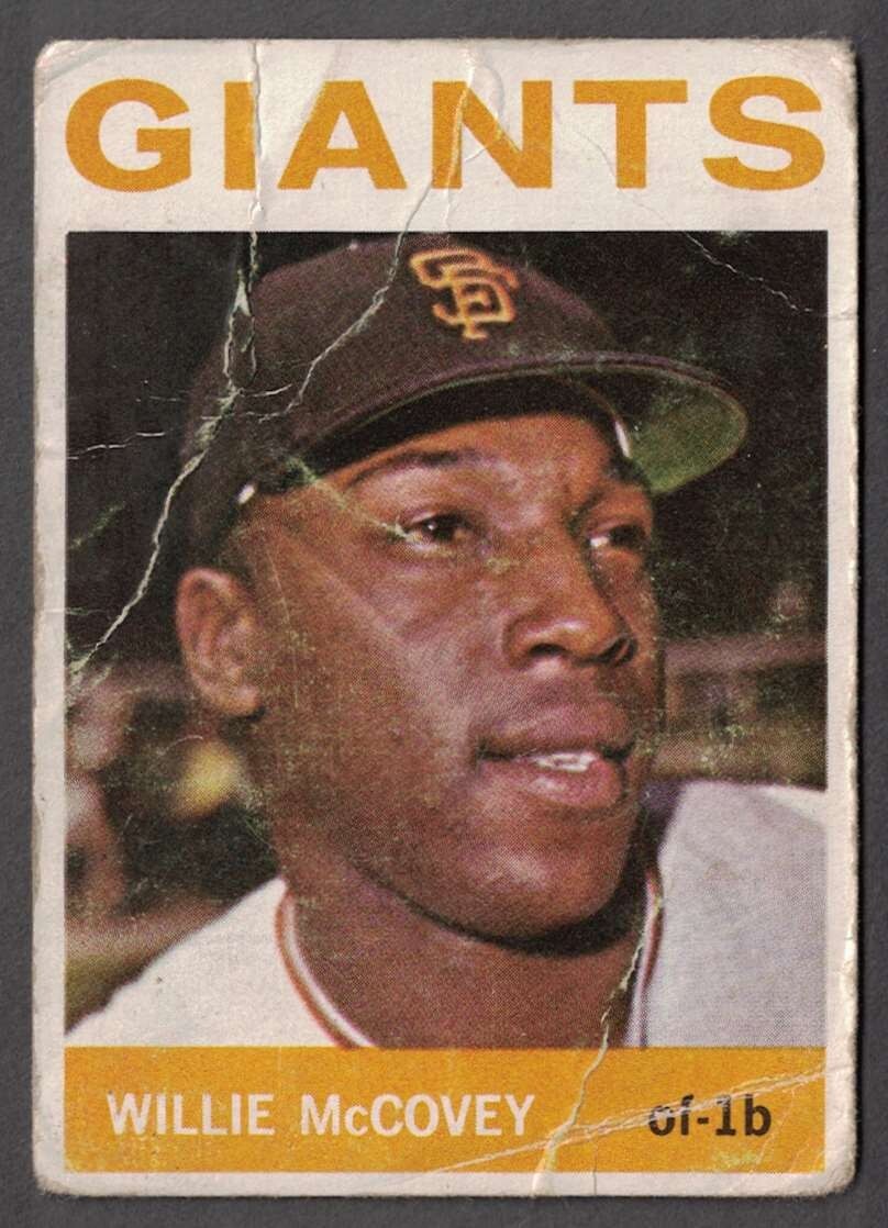 1964 Topps #350 Willie McCovey - POOR, LOW GRADE, FILLER