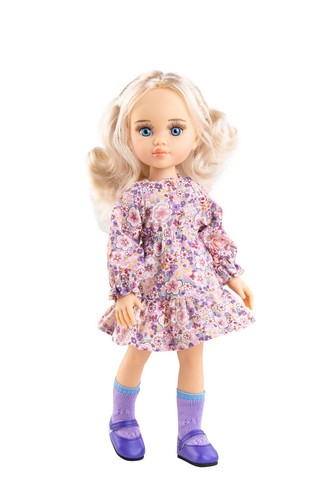Paola Reina 04706 Las Amigas NIEVES Vanilla Scented Doll 32 cm./12.5 in. NEW - Picture 2 of 3