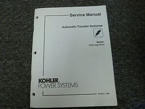 Kohler Model S340 Logic Board Automatic Transfer Switch Service Repair ...