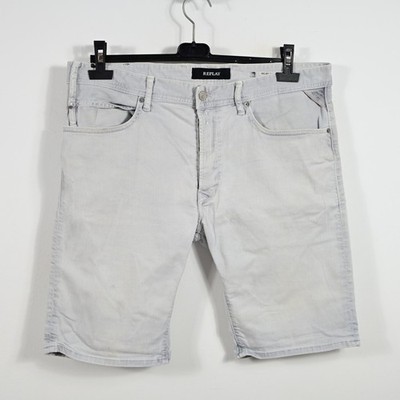 REPLAY _ HERREN DENIM JEANS SHORTS RBJ 901 STRETCH SOMMER URLAUB _ Gr. 36