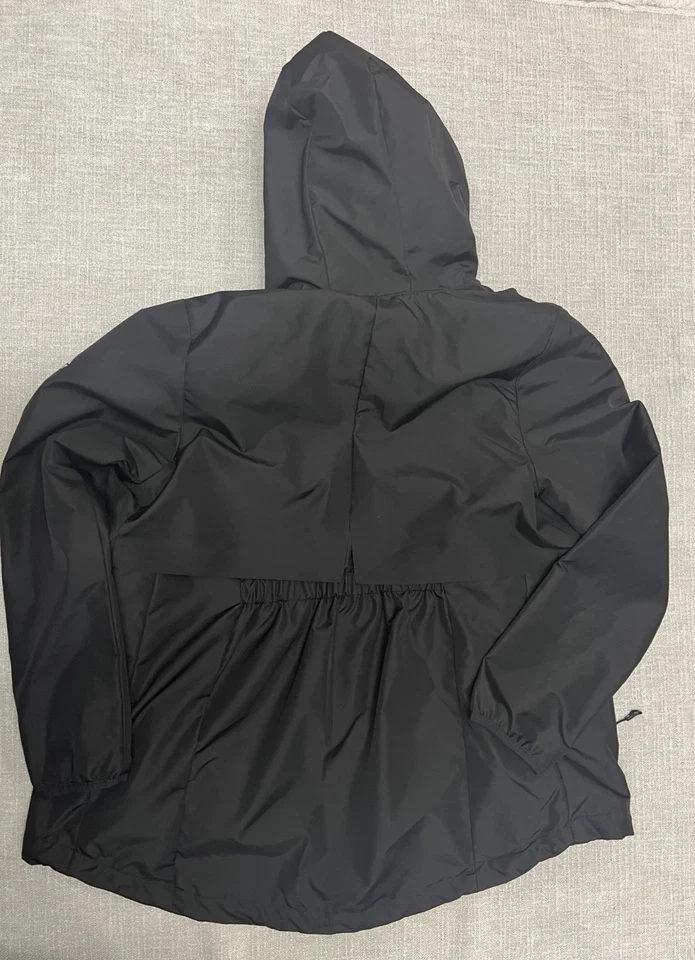 Chaqueta cortavientos con capucha Gerry para hombre cremallera completa ligera NEGRA, M Foto 2 de 4