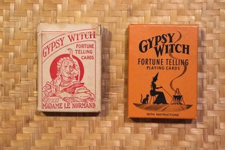 Carte da gioco 1903 Gypsy Witch Fortune Telling di Standard & Bonus US