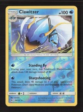 Clawitzer Rare Reverse Holo SM - Forbidden Light 26/131 LP Pokémon TCG