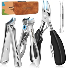 Nail Clippers for Seniors, Heavy Duty Ingrown Toenail Clippers with Long Handle，