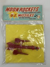NOS Vintage Cap Bomb Moon Rocket Space Ship Toy Plastic