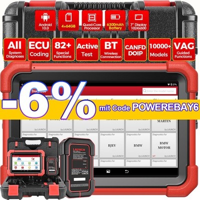 2025 LAUNCH X431 CRP919X BT KFZ OBD2 Diagnosegerät ALLE System ECU Coding DE