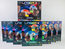 Laser X Revolution Micro Double Blasters Toy Laser Tag 200 ft Range Lot of 7
