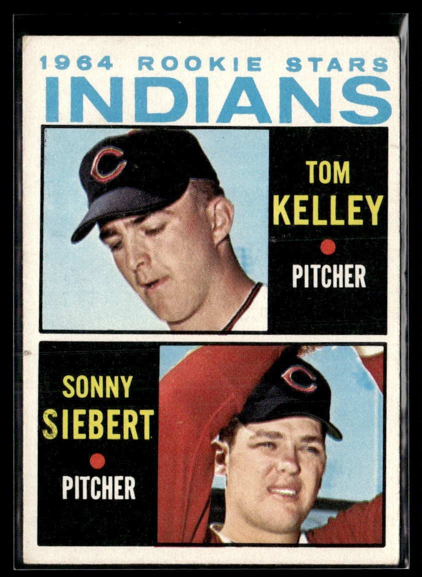 1964 Topps 1964 Indians Rookie Stars - Tom Kelley/Sonny Siebert Rookie EX Set