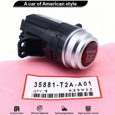 Ignition Start Button Switch For Honda Accord 2013-2017 2.4L 3.5L 1PC 35881