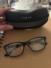 Vogue VO2714 W44 Black Rectangular Eyeglasses Frames 52-16-140  Case RX