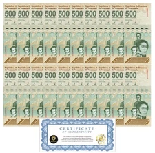 VENEZUELA 500 DIGITALES 2023 Qty 20 Cir. 500 million bolivar soberano  USA