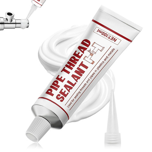 Pipe Thread Sealant Leak-Proof Liquid 100ml Lubricates Seals Metal Plastic