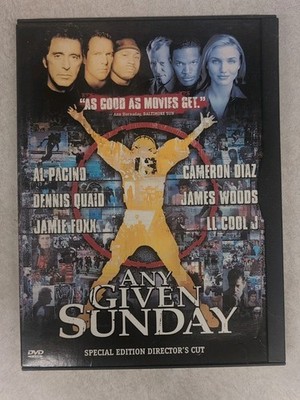 Any Given Sunday (DVD, 2000) Al Pacino Cameron Diaz **Buy 2 Get 1 Free**