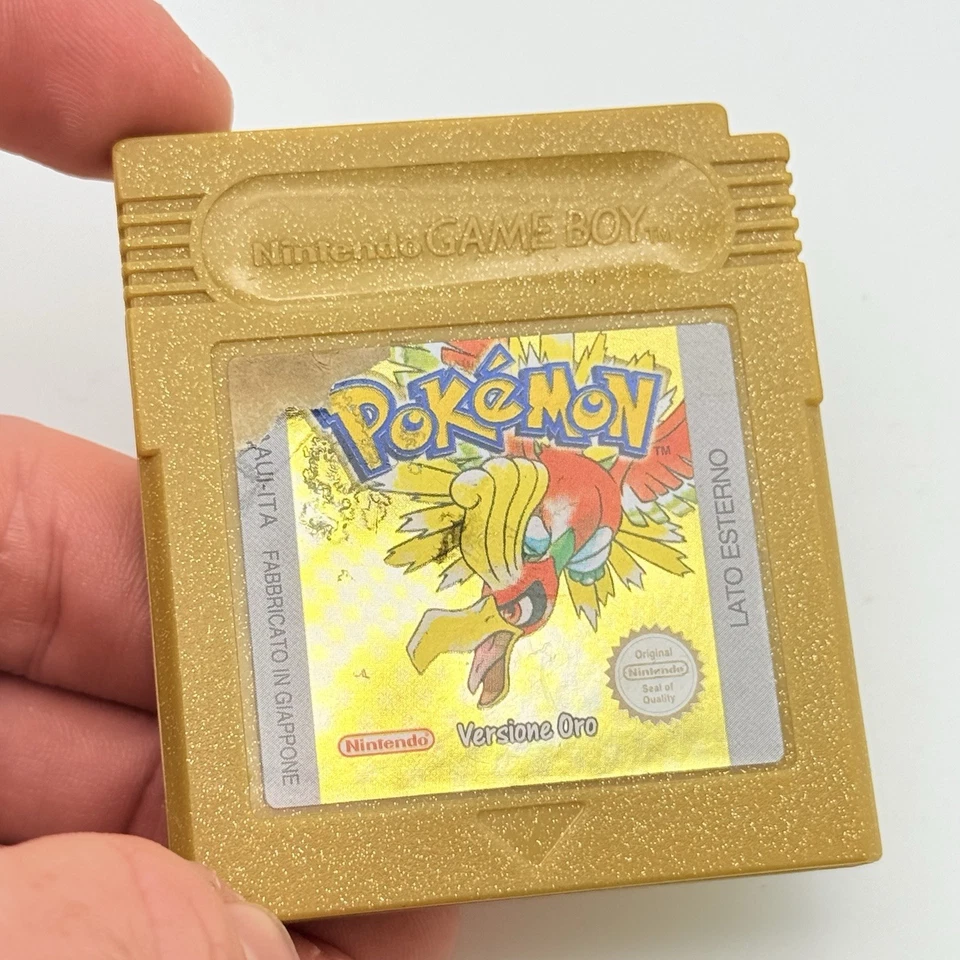POKÉMON ORO GAME BOY - ORIGINALE ITA - BATTERIA NUOVA - ADESIVO MEDIO - Immagine 2 di 4