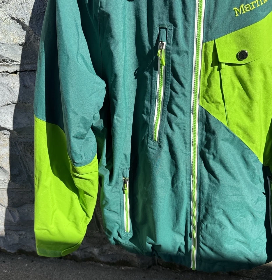 Chaqueta de esquí/snowboard Marmot Tower para hombre XL verde Y2K Foto 3 de 4