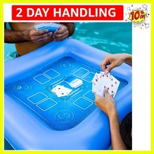 Floating Game Table with Waterproof Playing Cards   28  Inflatable Pool Card ...