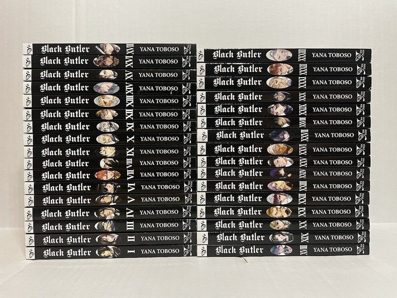 Black Butler Manga Volumes 1-33 Brand New English US Authentic Complete Set