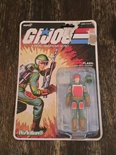 Super7 GI Joe ReAction Flash Laser Rifle Trooper Wave 7 Sealed Card Damage