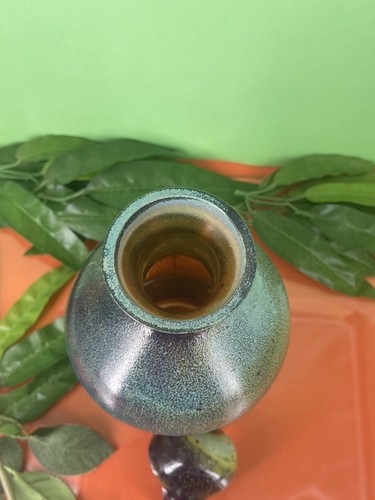 Caraffa, calice polacco Mimoza, vetreria Hortensja, anni '70 - Foto 8 di 12