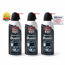 3 Pack-Falcon Dust-Off Electronics Compressed Gas Duster, 10oz