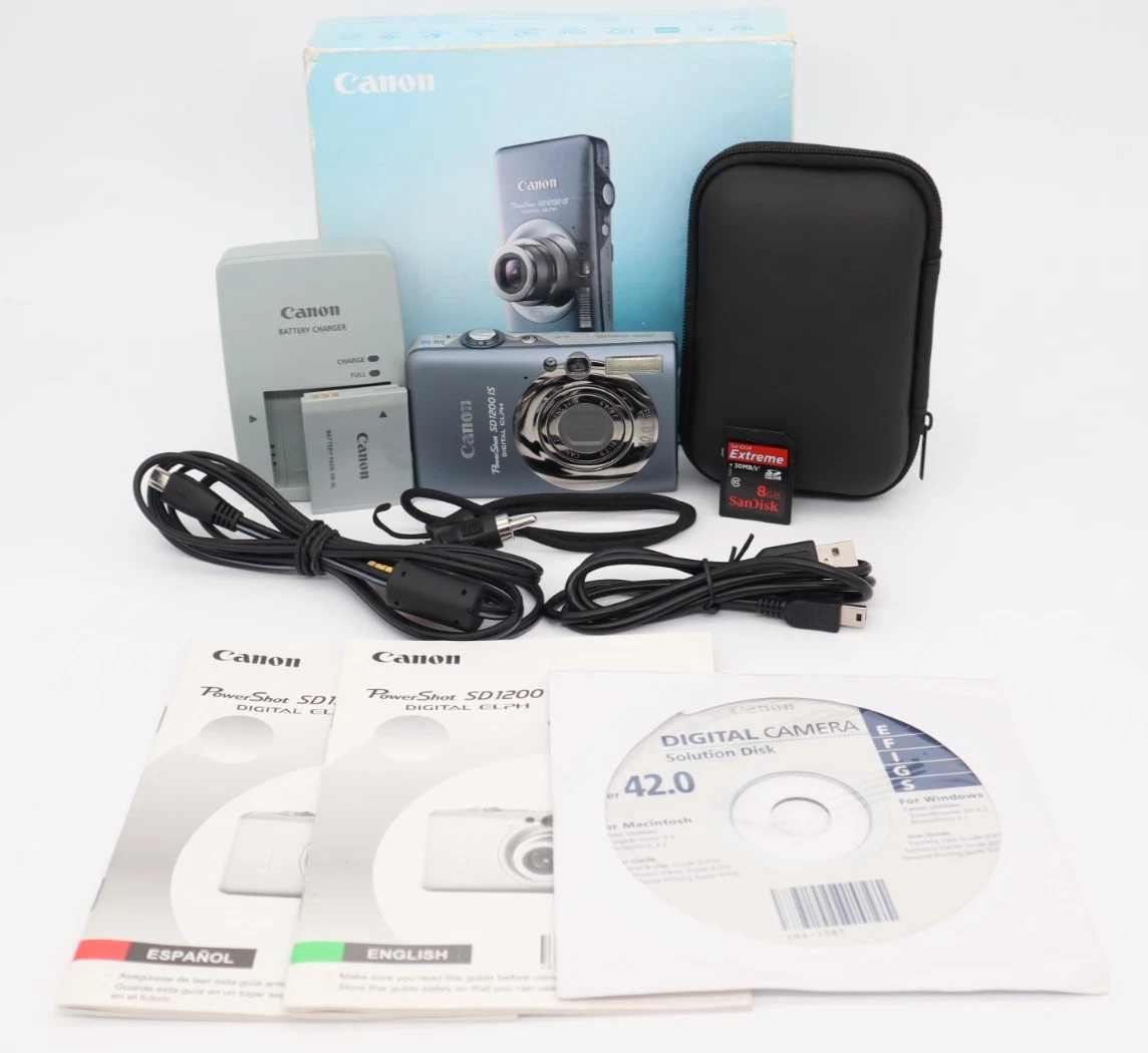 Preços baixos em Canon PowerShot SD1200 IS Câmeras Digitais | eBay