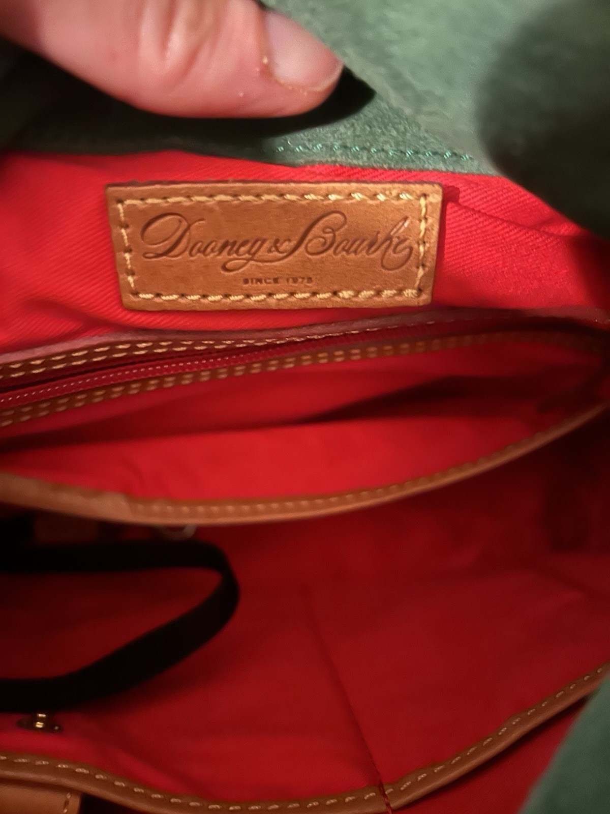 🧡🤎Dooney & Bourke Python Embossed Florentine Sa… - image 10