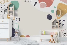 3D Cuts Shape Background Self-adhesive Removeable Wallpaper Wall Mural 340