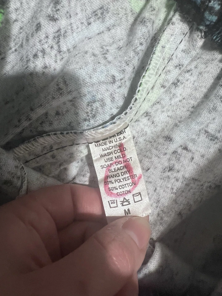 Crazee Wear Vintage Parachute Pants Mc Hammer Retro 80s Coloful Geometric M - Image 3 of 4