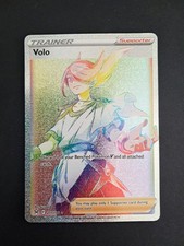 Pokemon TCG Lost Origin Trainer Volo 211/196 Rainbow Full Art Holo LP/NM