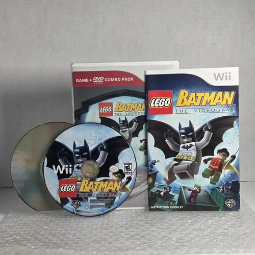 Lego Batman Video game And Bonus Batman Movie Nintendo Wii Wii U Complete Tested
