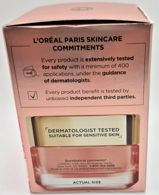 L'oreal Paris Age Perfect Rosy Tone Fragrance-Free Face Moisturizer 1.7oz
