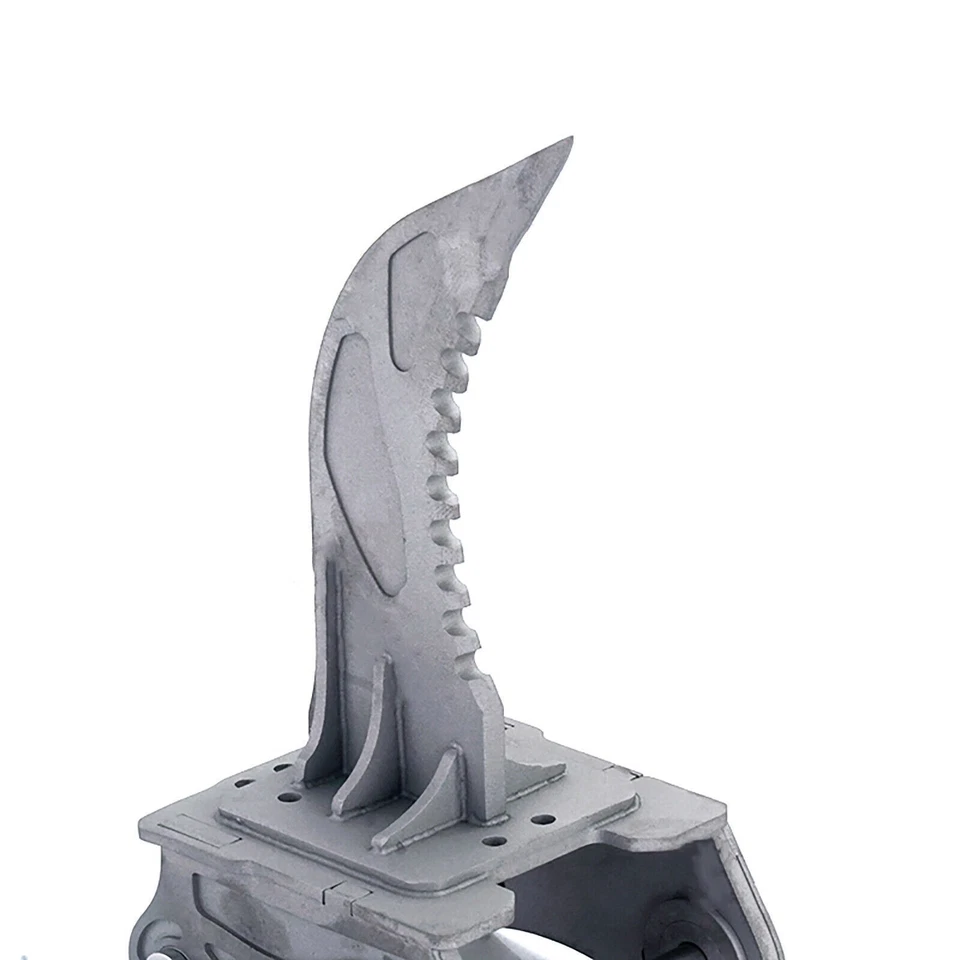 For 1/14 C374 RC Hydraulic Excavator DStraight Blade Scarifier Ripper DIY Parts - Image 2 of 4