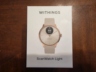 Withings ScanWatch Light - Sleep Monitor Smart Watch - Sand - 37mm