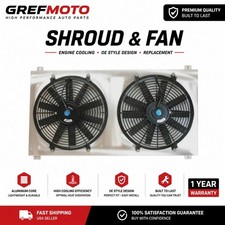 Dual 16 Electric Fan Shroud For Silverado Sierra Yukon Tahoe Suburban