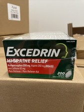 Excedrin Migraine Pain Relief - 200 Capsules - Expiration 8/2027